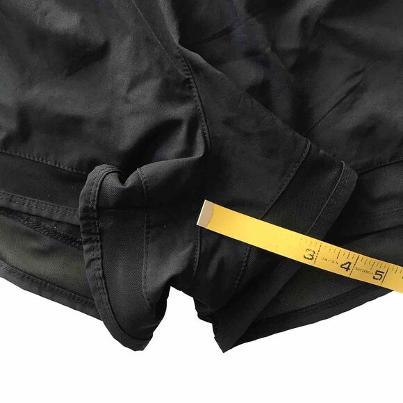 Avia Running Shorts Womens Size M Brief Lined Elastic Waist Zip Pocket Mesh Goth - Picture 11 of 11